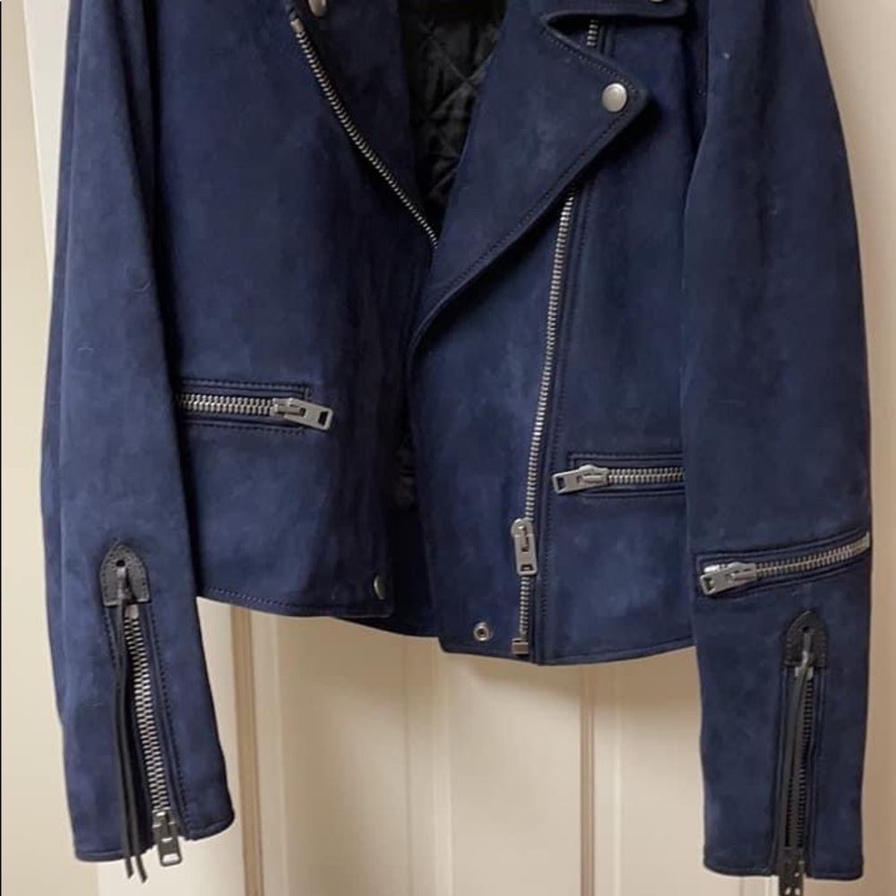 Coach. Jacket. NWT. Navy blue.